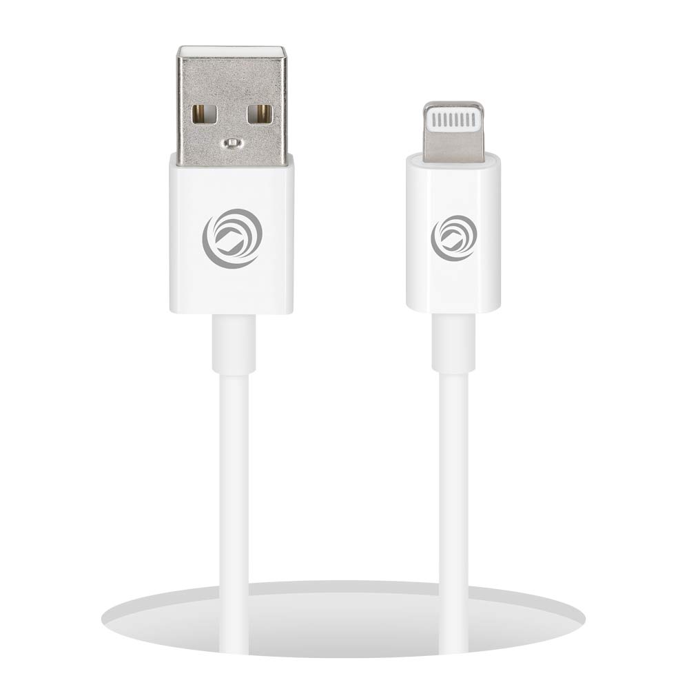 anco USB A Lightning Whitek
