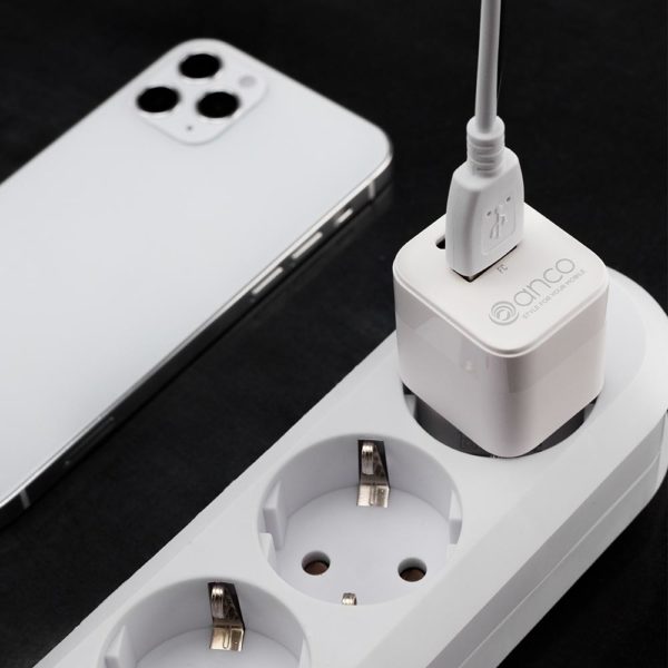 anco charger 25W 30W white livestyle Steckdose