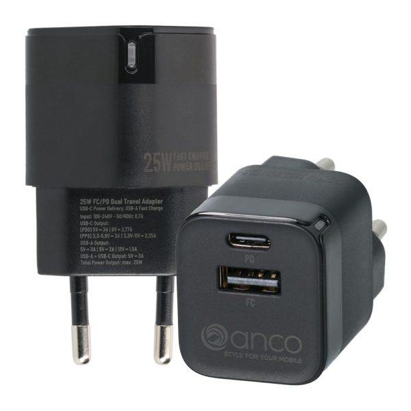 anco charger 25W black