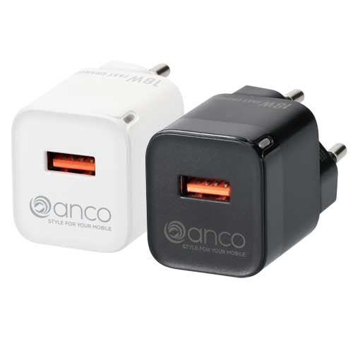 anco® mini 18W USB-A Wall Charger
