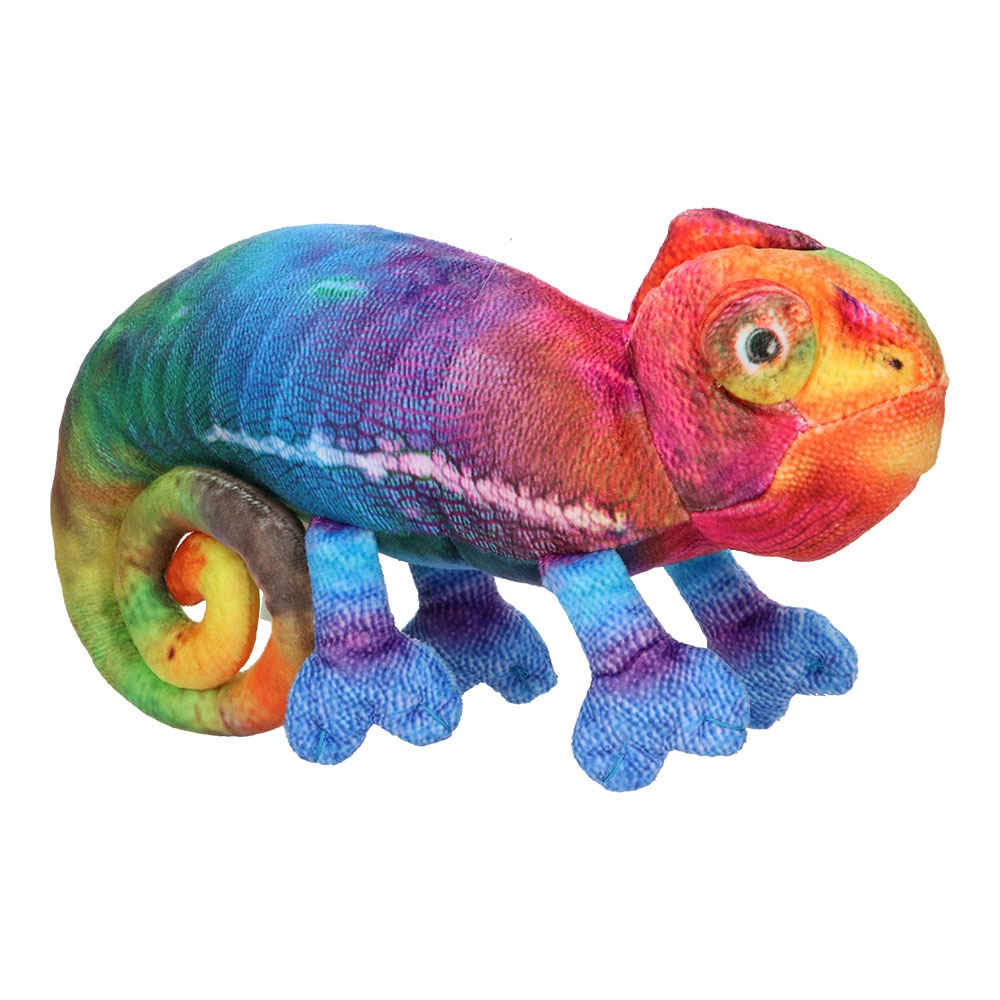 Das Chamäleon Ulf als Kuscheltier