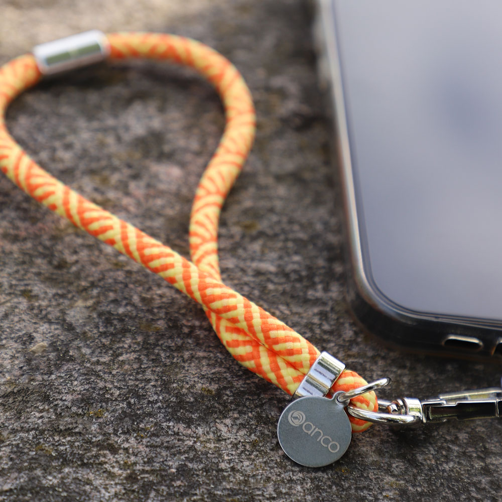 2in1CrossbodyLanyard_gelb_kurz 2in1 Crossbody Lanyard Universal als Handschlaufe