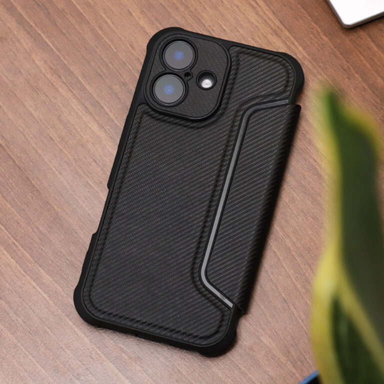 anco® Bookcase Carbon Look auf dem Tisch