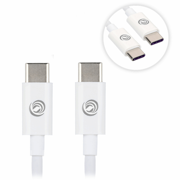 92941 2 anco USB-C auf USB-C Power Delivery Lade- und Datenkabel 5A 40W - 1m - weiß usb-c auf usb-c,Daten- und Ladekabel USB-C auf USB-C Daten- und Ladekabel; verbindet Geräte mit USB-C - Anschlüssen miteinander und unterstützt Power Delivery und damit Schnellladen mit bis zu 3A, Datentransfer mit bis zu 480MBit/s