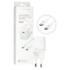 anco® Ladeset 20W mini Charger USB-C und Datenkabel USB-C/USB-C weiß