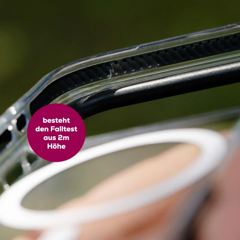 anco® Magnetic Protect Case besteht den Falltest aus 2m Höhe nach US-Militärstandard MIL-STD-810G:2008 516.7