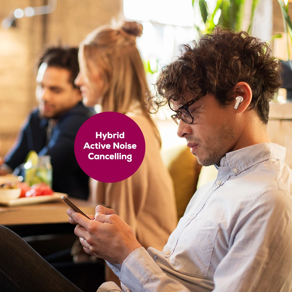 anco_BudsPro_Cafe_HANC anco® Buds Pro - mit Hybrid Noise Cancelling