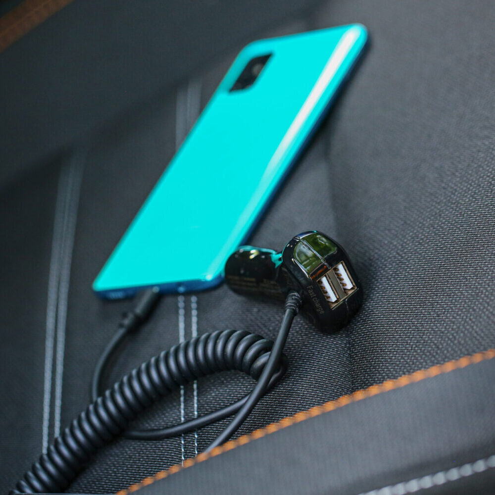 RWP_0725 RWP 0725 scaled e1762252282505 anco USB Autoladegerät mit USB-C Kabel und 2x USB-A Ports 6A - schwarz USB Autoladegerät