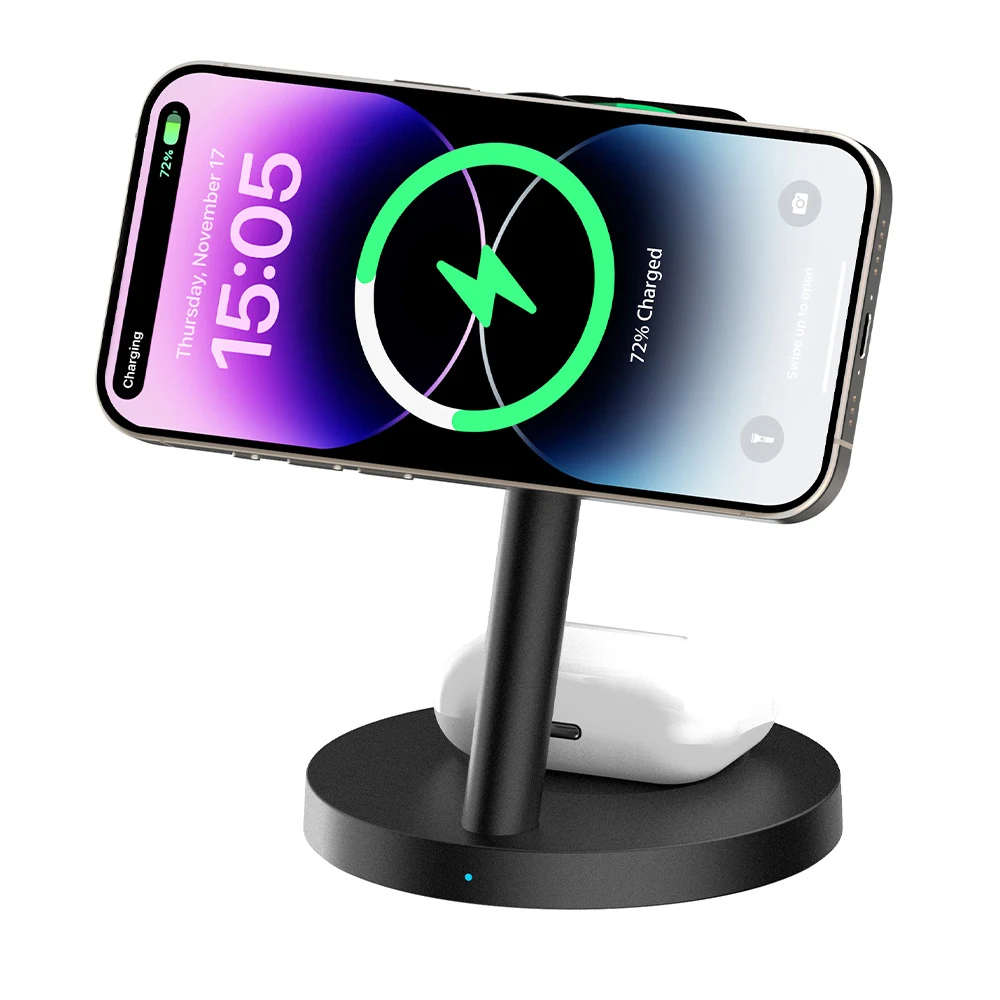 anco® 4in1 Fast Wireless Charger mit Qi2.2
